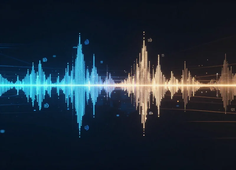 Abstract digital visualization of RFID and electromagnetic frequency waves for loss prevention.