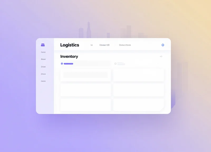 Modern abstract UI dashboard showing luxury inventory data flows with glassmorphism effects.