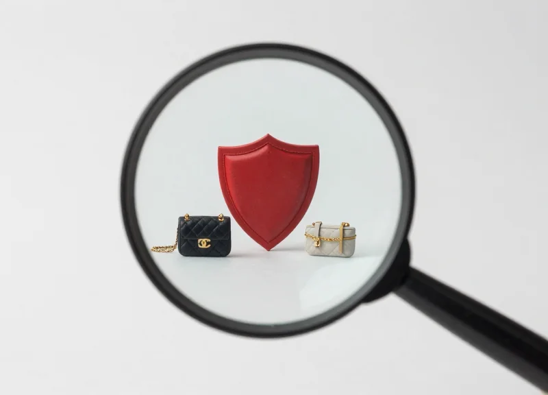 Conceptual illustration of retail loss protection with a focus on small assets.