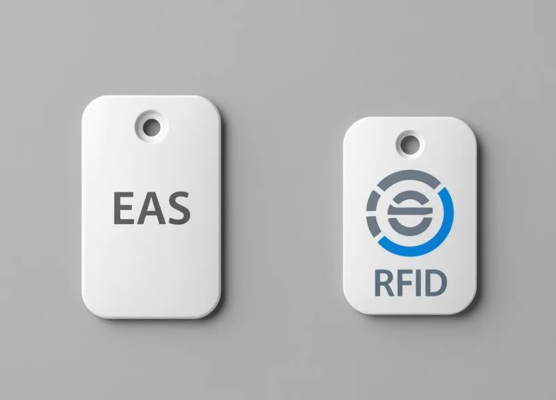 Comparison of EAS and RFID tagging technologies.