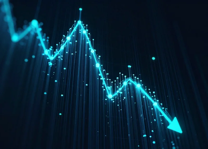Abstract visualization showing a significant reduction in loss through light trails
