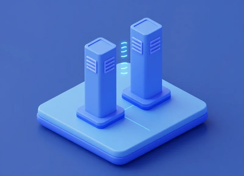 Isometric view of a retail security antenna system with signal calibration lines.