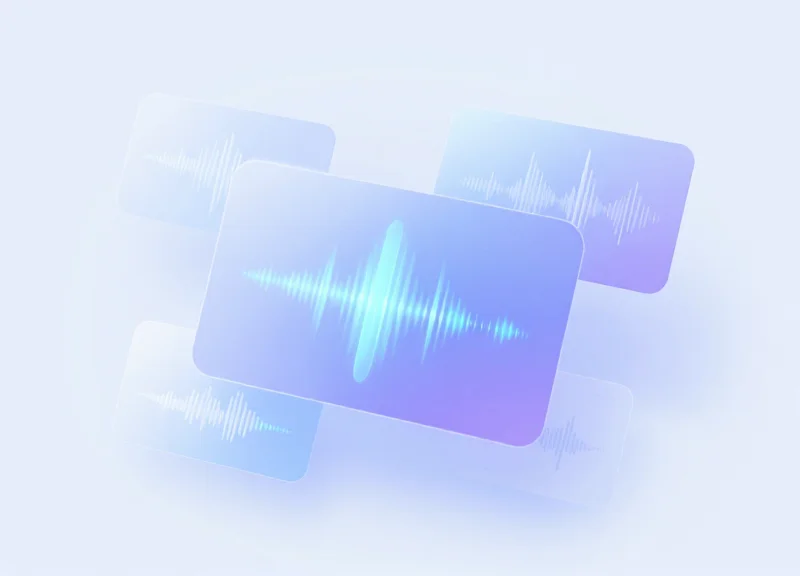 Modern abstract interface representing the calibration and signal adjustment of a security system.