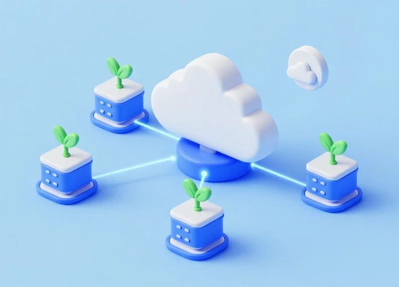 Isometric 3D model of an integrated security network including EAS, RFID, and plant sensors.