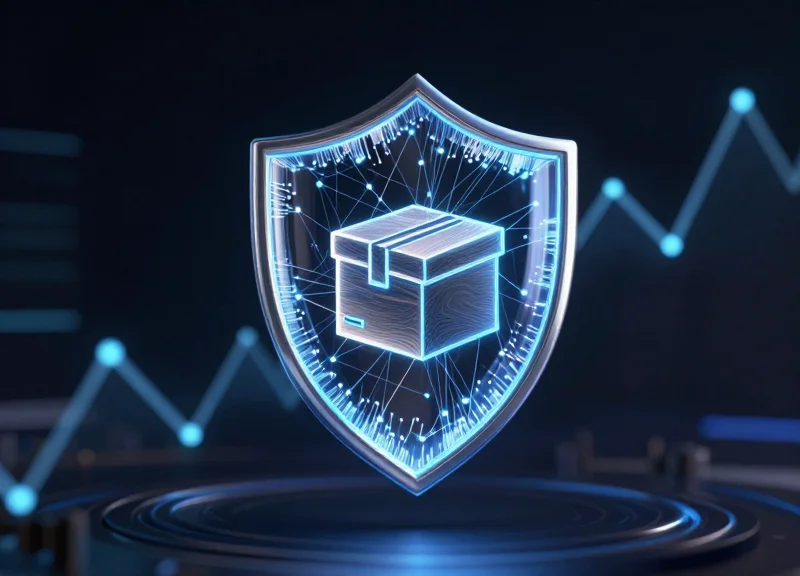 Abstract digital security concept representing tamper protection