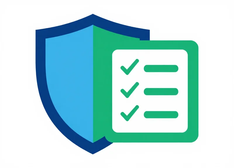 Abstract vector illustration representing the harmony between security and inventory management.