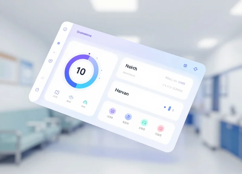 Modern UI dashboard concept for IoT asset management with glassmorphism effects.