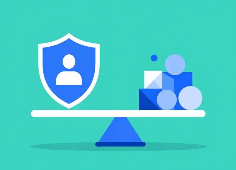 Flat vector illustration representing financial security and return on investment