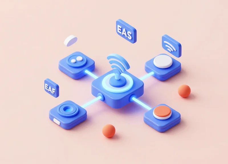 3D visualization of integrated EAS, RFID, and digital visibility systems