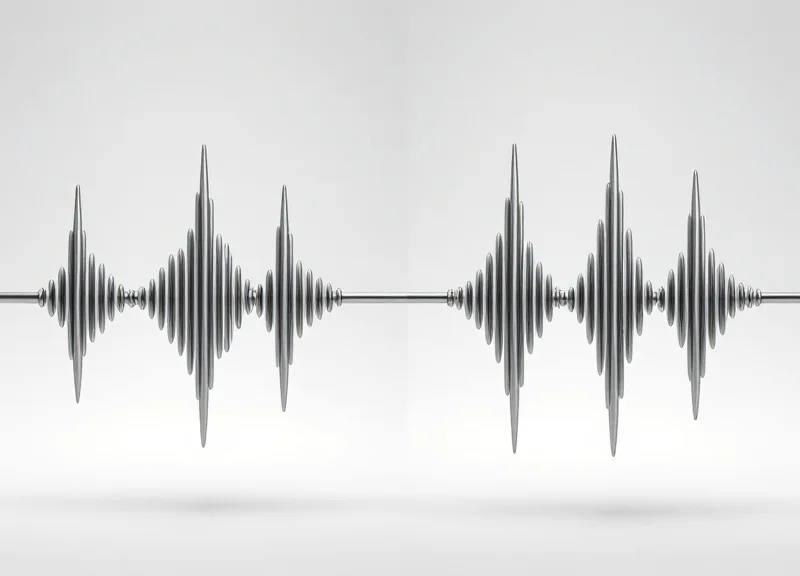 Side-by-side visual representation of signal penetration through metal for two different technologies.