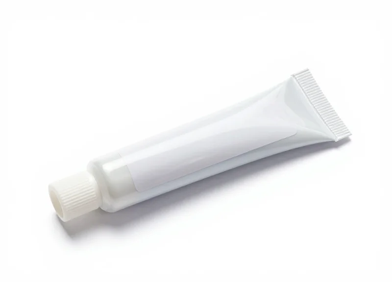 A micro-tube with a perfectly adhered EAS label showing no flagging or peeling
