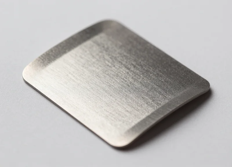 Close-up of a specialized ferrite-backed security tag