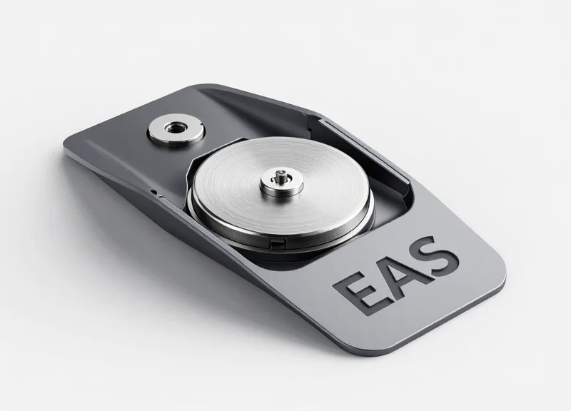 Internal mechanism of a high-strength magnetic EAS tag lock