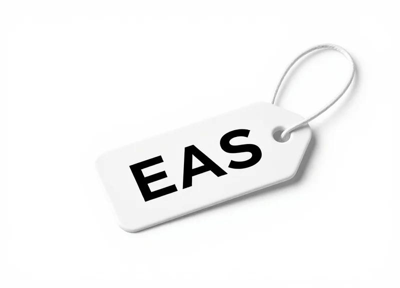 Professional shot of a specialized 15mm ultra-slim EAS security tag