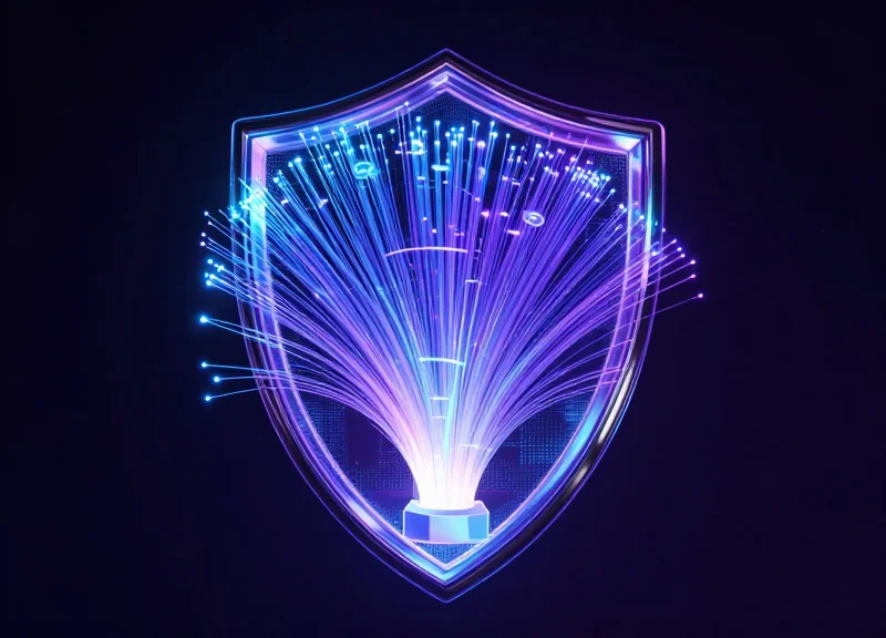 Futuristic concept of integrated RFID and EAS security systems for high-value metallic assets.