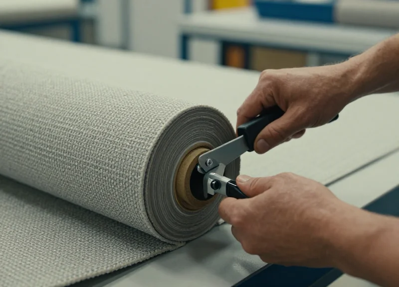 Eliminate Inventory Gaps: A Technical Guide to Non-Damaging End-Lock Installation for Carpets and Rolled Materials