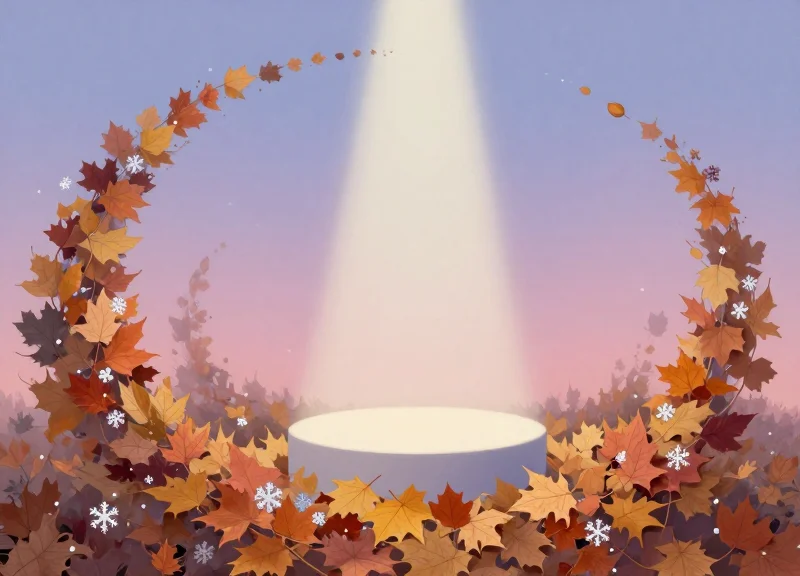 Abstract representation of seasonal patterns and vulnerability in a retail environment.