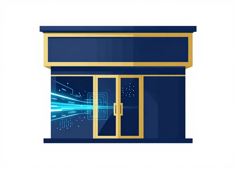 Conceptual illustration representing the evolution of luxury retail security in 2026