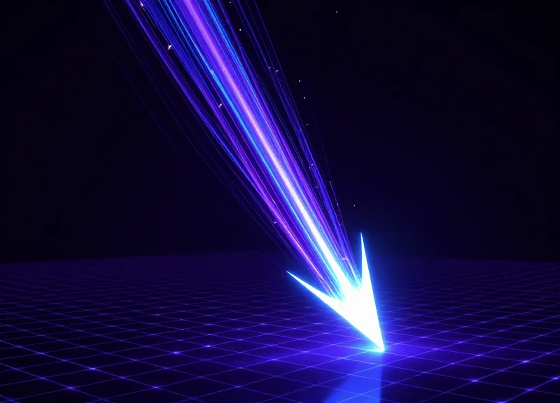Abstract visualization of a sharp downward trend line representing a 40 percent reduction in loss.