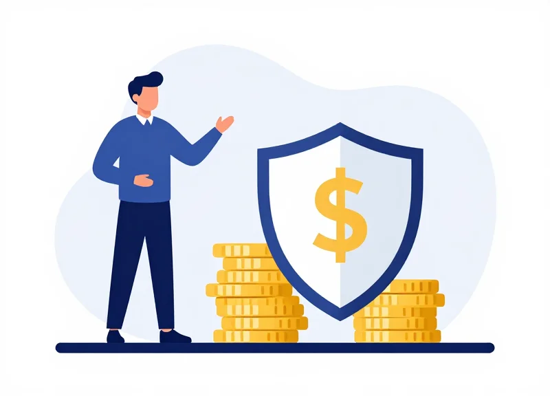 Abstract illustration of financial growth and profit protection in luxury retail.