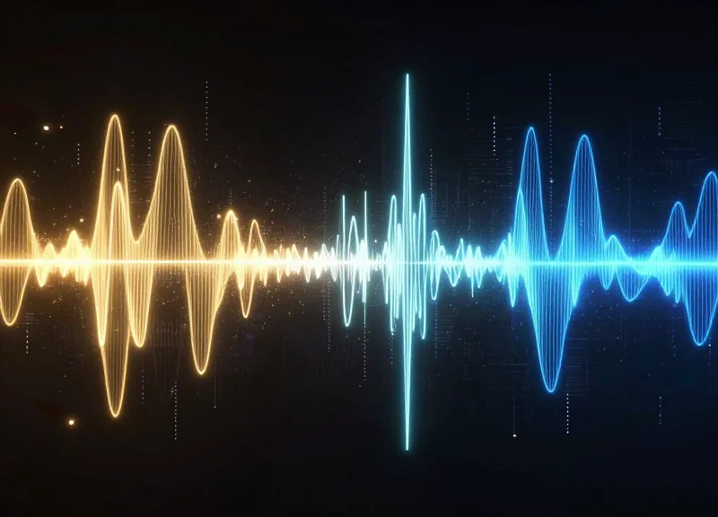 Visual representation of electromagnetic signals and interference patterns for EAS systems.