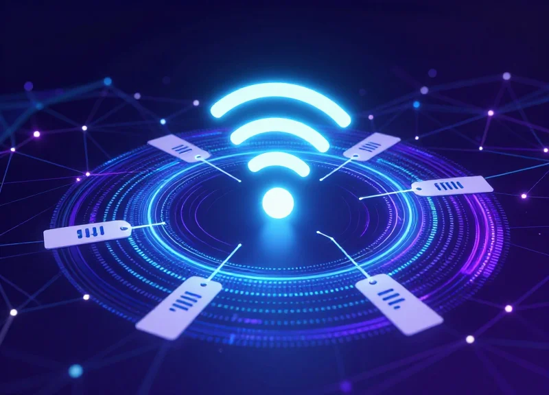 Abstract digital representation of RFID signals and wireless inventory tracking