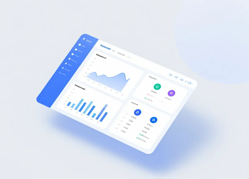 A modern glassmorphism-style dashboard interface showing abstract retail transaction logs.