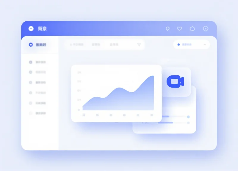 A futuristic security management interface with glassmorphism effects and visual data widgets.