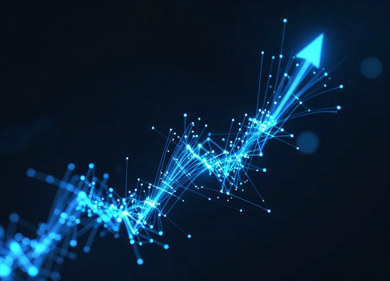 Abstract representation of Digital Signal Processing filtering out interference.