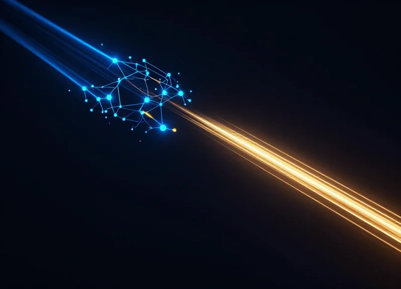 Abstract data visualization showing the gap between accurate and fragmented retail data.