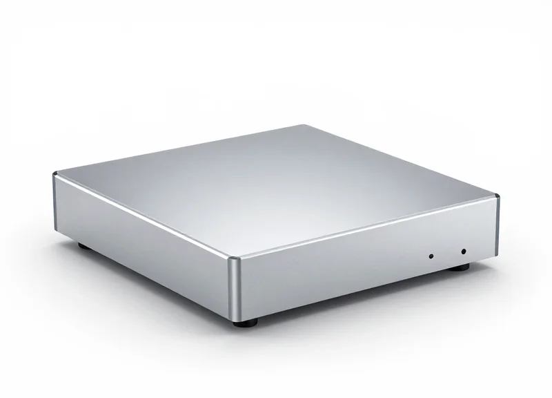 A professional-grade certified pre-owned EAS pedestal on a white background.