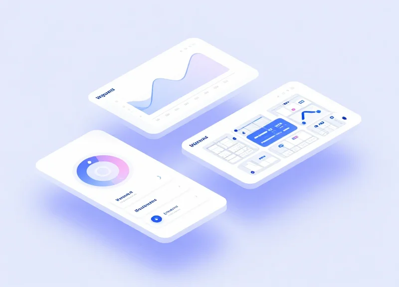 A conceptual UI dashboard for real-time warehouse data and inventory visibility.