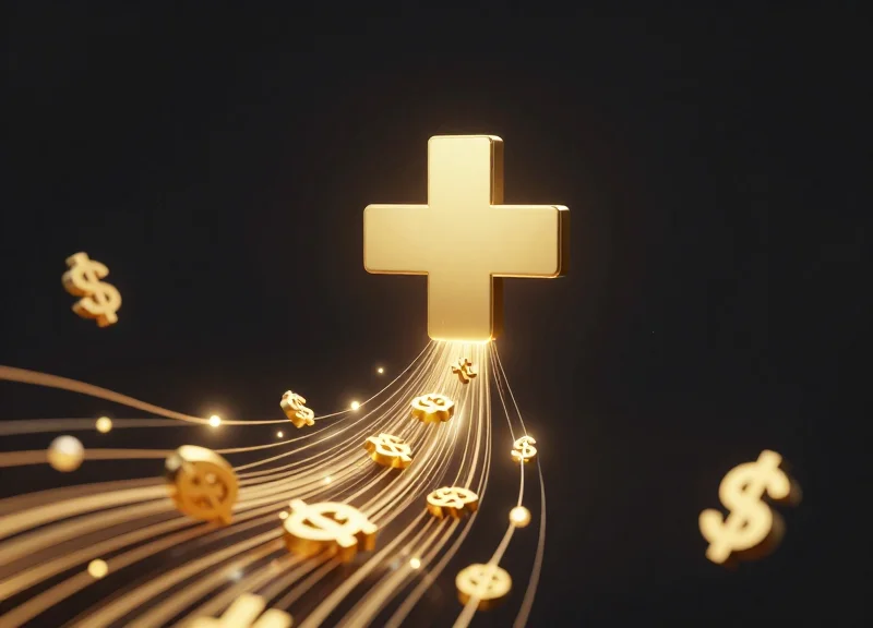 Visual representation of financial return and clinical cost savings