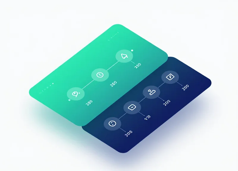 A modern glassmorphism interface showing abstract attendance data and workforce analytics icons.