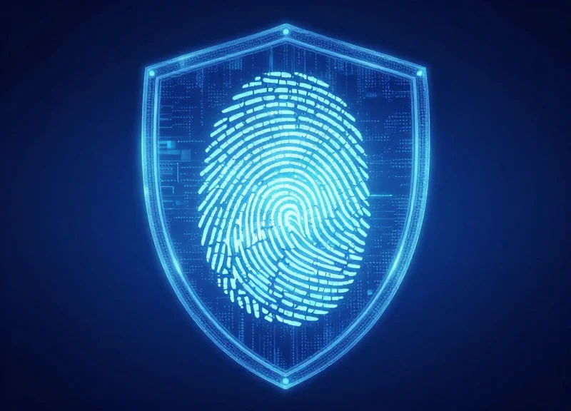 Surrealist representation of biometric security and privacy protection