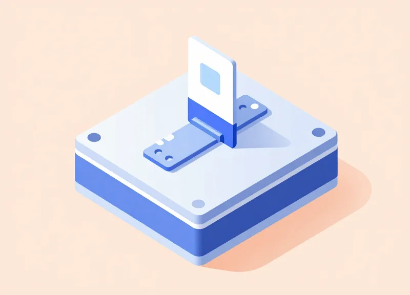 3D model of a wafer carrier box showing RFID tag mounting points