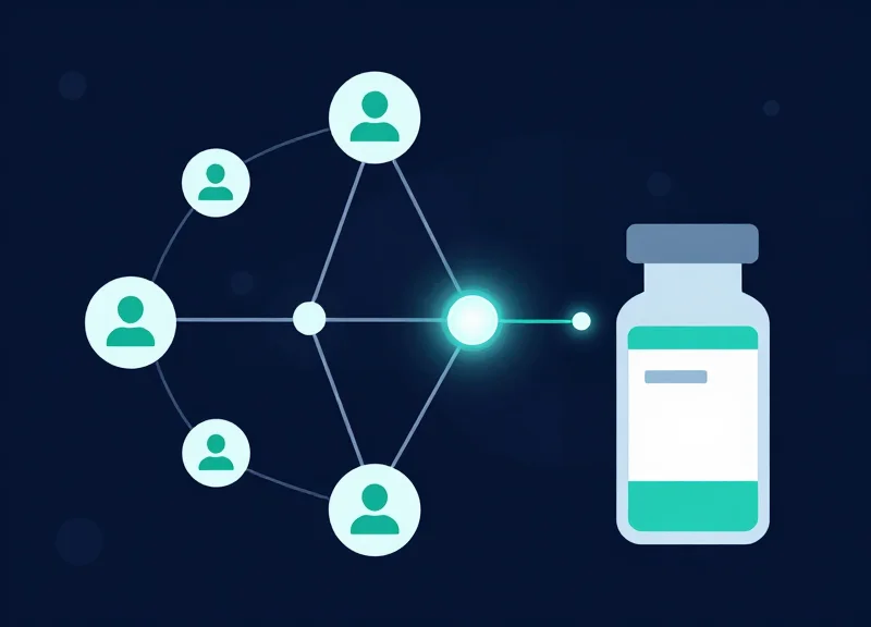 A stylized conceptual illustration representing the transition from physical markers to intelligent digital tracking in bio-science.