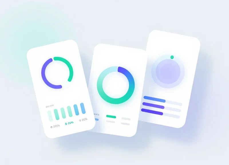 A glassmorphism dashboard showing performance metrics for latency and asset verification speed.