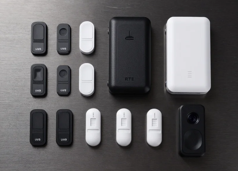 Organized arrangement of RTLS hardware tags and sensors