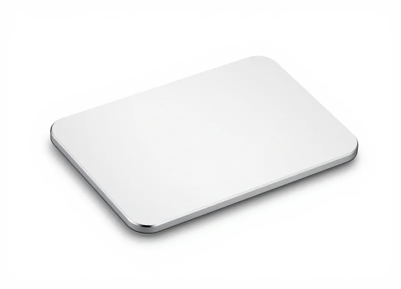 A sleek professional near-field RFID antenna designed for retail checkout counters on a pure white background.