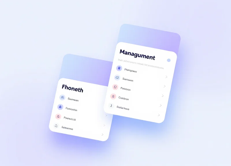 An abstract UI/UX mockup showing a modern retail management dashboard with glassmorphism effects.