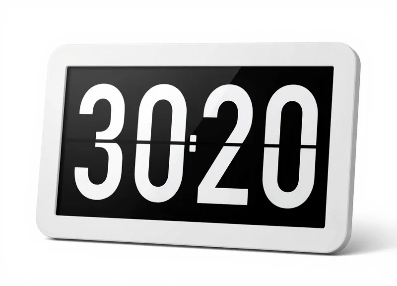 Professional shot of a 7-inch electronic shelf label with e-paper display