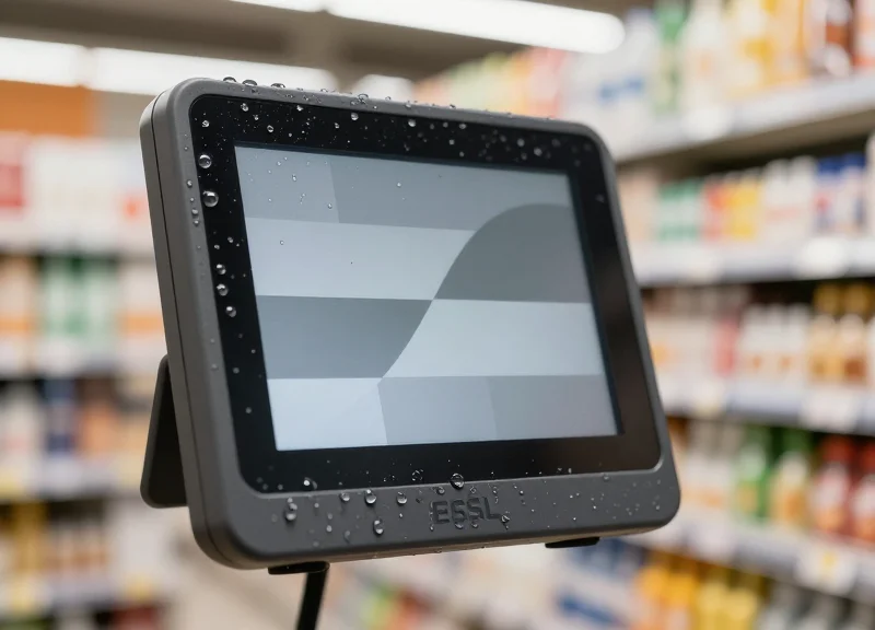 Shield Your Investment: Deploying IP67-Rated ESL with Stain-Resistant Coating for Harsh Market Zones