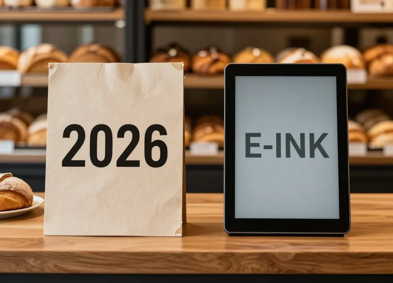 The 2026 Smart Bakery: Comparing Next-Gen E-Ink vs. Traditional Paper Signage for Sustainability