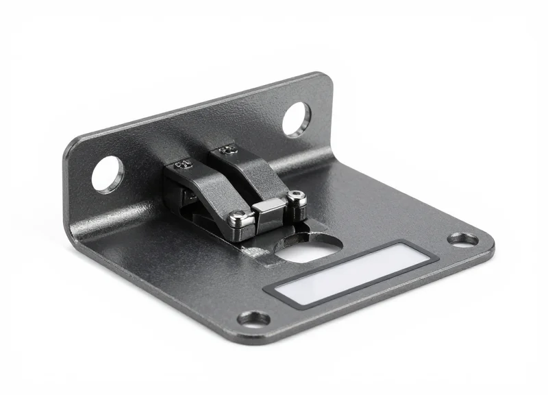 Security mounting bracket for electronic shelf labels in retail environments