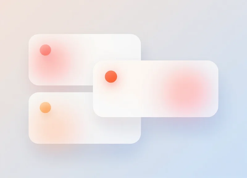 Modern digital medical dashboard with glassmorphism alerts
