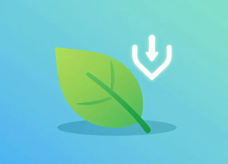 Abstract flat vector illustration representing energy efficiency and environmental visibility.