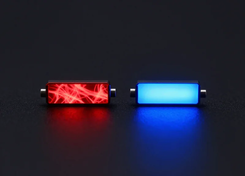 Side-by-side comparison of mechanical micro-parts showing visual signal interference versus clear digital identification.