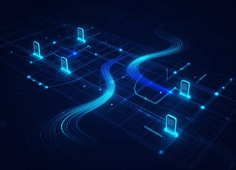 Abstract digital visualization of real-time tracking data and tool localization paths