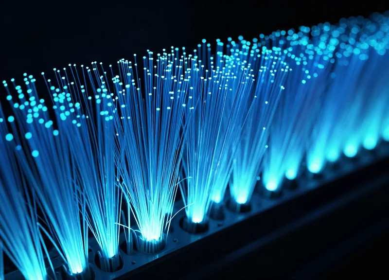 Abstract digital connection visualizing secure API authentication.